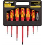 PROTECO sada šroubováků elektrikářských, 7-dílná v kufru 10.07-990-04 – Zboží Dáma