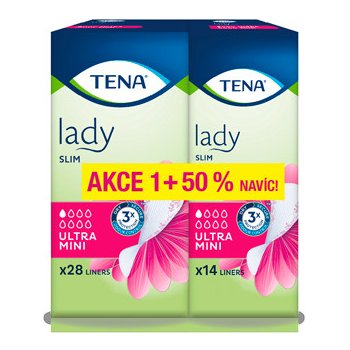 Tena Lady Slim Ultra Mini+50% 42 ks 211482