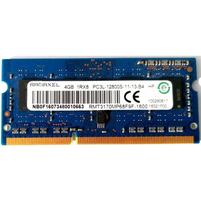 RAMAXEL 4GB DDR3 SODIMM 1600MHz RMT3170MP68F9F – Zbozi.Blesk.cz