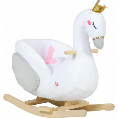 AIYAPLAY Houpací plyšová labuť s melodií – Sleviste.cz