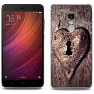 Pouzdro mmCase Gelové Xiaomi Redmi Note 4 - zámek ve tvaru srdce – Zbozi.Blesk.cz