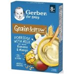Gerber Mléčná kaše pšenično-ovesná banán a mango 200 g – Zboží Mobilmania