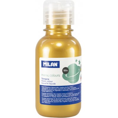 MILAN barva temperová 125 ml metalická zlatá – Zboží Dáma