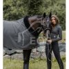 Deka na koně Equestrian Stockholm Deka odpocovací Fleece Fur dark sky