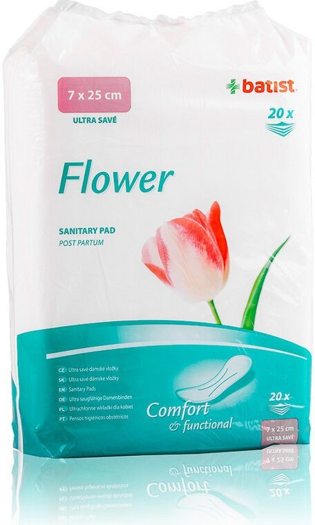 Batist Flower porodnické vložky 20 ks od 43 Kč - Heureka.cz