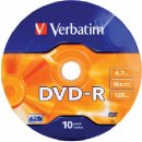 Verbatim DVD-R 4,7GB 16x, bulk box, 10ks (43729)