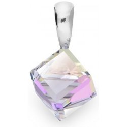 Spark Přívěsek se Swarovski Elements Cube Small, krystal ve tavru krychle fialové (měnivé) barvy WJ48416VL