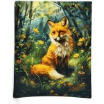 Rukáv na knihu univerzální obal na knihu Liška V – Zboží Dáma