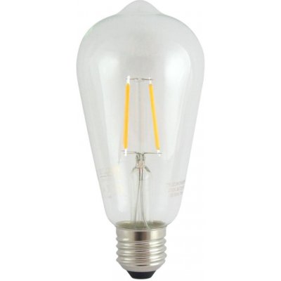 Baterie centrum LED žárovka FILAMENT VINTAGE ST64 E27/4W/230V 2700K BC0462 – Zboží Živě