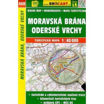 Moravská brána Oderské vrchy 1:40 000