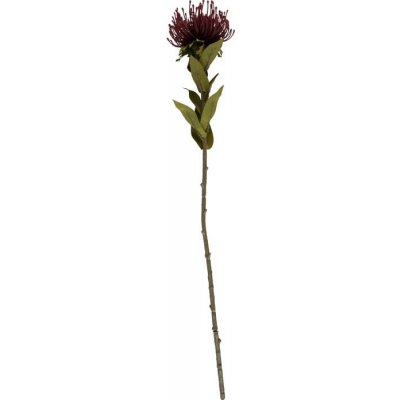 PT LIVING Protea umělá květina zelená/červená