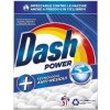Prášek na praní Dash Power prášek na praní bílé 2,55 kg