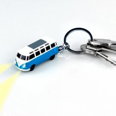 Přívěsek na klíče dodávka VW s LED světlem
