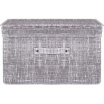 SPRINGOS Úložný box 50x40x30 cm šedý HA3044-XG – Hledejceny.cz