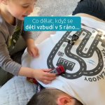 Pánské tričko Tátovy závody s AUTODRÁHOU na zádech bílá – Hledejceny.cz