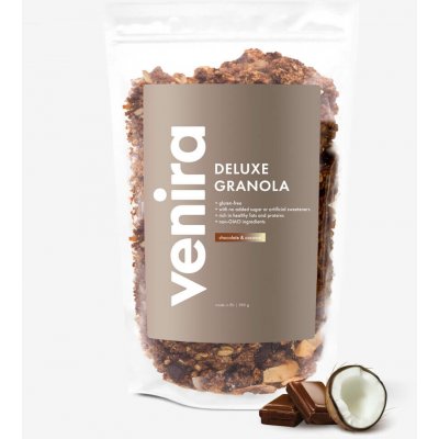 Venira deluxe granola, čokoláda a kokos 350 g – Hledejceny.cz