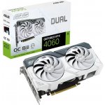 Asus Dual GeForce RTX 4060 Ti WHITE 8GB GDDR6 90YV0J42-M0NA00 – Zboží Mobilmania