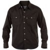 Pánská Košile Duke košile Western Style Denim shirt riflová černá KS1024