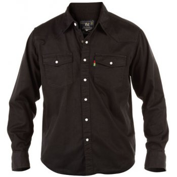 Duke košile Western Style Denim shirt riflová černá KS1024
