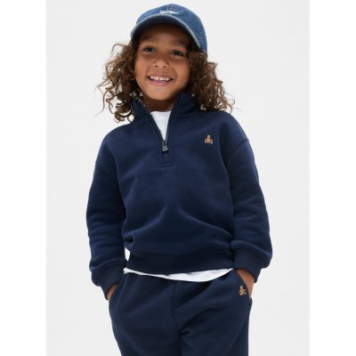 Gap Baby mikina VintageSoft Unisex Tmavě modrá – Zboží Dáma