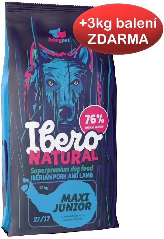 Ibero Natural dog Maxi Junior 12 kg