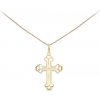 Přívěsky Beny Jewellery Zlatý Přívěsek Kříž 7151724
