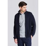 Gant D2. Aran Cable Fullzip modrá – Zboží Mobilmania