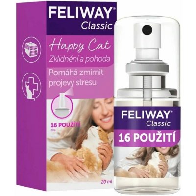 Feliway Classic Cestovní sprej pro kočky 20 ml – Zboží Mobilmania