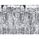 Party závěs stříbrný 90 x 250 cm – Hledejceny.cz