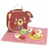 Příslušenství k dětským kuchyňkám Leaf Toys Little Bear's Picnic Tender drevená sada na výlet s taškou a potravinami