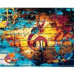 Zuty Malování podle čísel BAREVNÁ KOLÁŽ S HOUSLOVÝM KLÍČEM – Zbozi.Blesk.cz