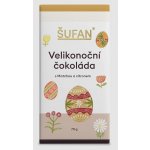 ŠUFAN Velikonoční čokoláda s matchou a citronem 70 g – Zboží Dáma
