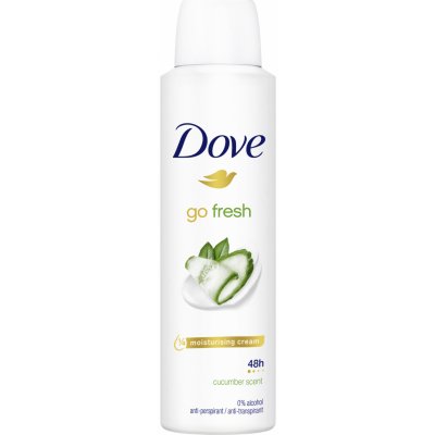 Dove antiperspirant ve spreji Go Fresh s vůní okurky a zeleného čaje Cucumber & Green Tea Scent 150 ml – Zbozi.Blesk.cz