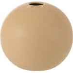 Krémová kulatá keramická váza Beige M - 18*18*18 cm - J-Line by Jolipa – Hledejceny.cz