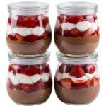 Orion sklenice na jogurt / dezert s víčkem YOGO 4ks x 260ml – Zboží Dáma