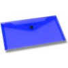 Obálka Plastová obálka s drukem na dokumenty DL 1/3 A4 modrá