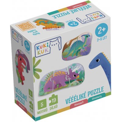 Efko KukiKuk Véééliká puzzle Dinosauři – Hledejceny.cz