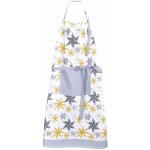 Forbyt Kuchyňská vánoční zástěra Šedé a žluté vločky 1261 70x90 cm – Zboží Dáma Forbyt Kuchyňská vánoční zástěra Šedé a žluté vločky 1261 70x90 cm – Zboží Dáma