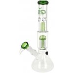 GRACE GLASS Skleněný bong s perkolací OG Series Green Shot 35cm – Hledejceny.cz