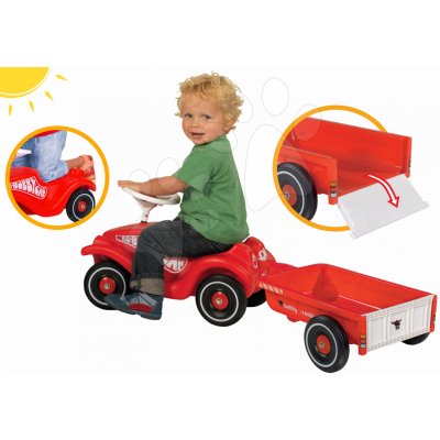 BIG Bobby Classic a přívěsný vozík červené – Zboží Mobilmania