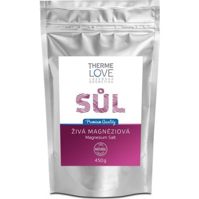 ThermeLove živá magnéziová koupelová sůl 450 g – Sleviste.cz