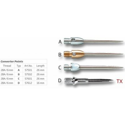 Bull`s Converter 2BA steel hroty 57502 - B 26mm – Zboží Mobilmania