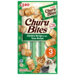 Churu Bites Chicken wraps & Tuna 3 x 10 g – Sleviste.cz