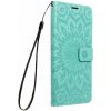 Pouzdro a kryt na mobilní telefon Coolcase Mezzo Samsung Galaxy S20 FE - Mandala green