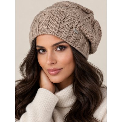 Fashionweek dámská čepice beanie šmoulinka ZIZI-A4 latte – Hledejceny.cz