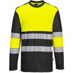 PORTWEST HI-VIS PW312 Reflexní tričko s dl. rukávem HV žlutá/černá