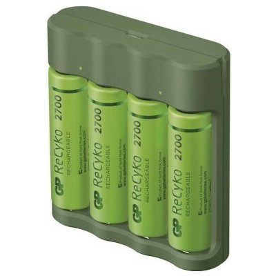 GP USB Everyday B421 + 4x AA 2700mAh B52427U – Zbozi.Blesk.cz