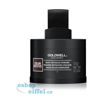 Goldwell Color Revive Root Retouch Powder Dark Brown to Black Tmavě hnědá až černá 3,7 g