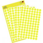 Avery Zweckform Etikety na různá značení 416 ks žluté 8 mm kulaté 3013 – Sleviste.cz