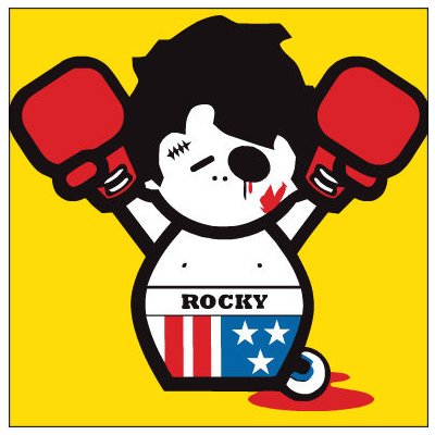 Plakát čtverec Ikea kompatibilní Rocky – Zboží Mobilmania